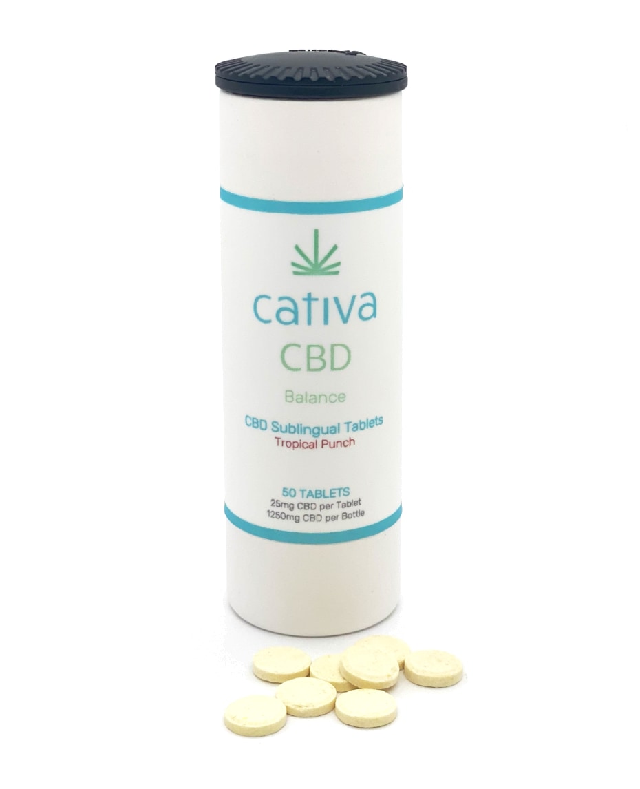 Cativa CBD Sublingual Tablets